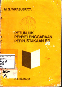 Image of Petunjuk Penyelenggaraan Perpustakaan SD