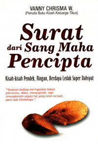Image of Surat Dari Sang Maha Pencipta
